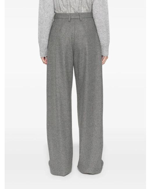 Fabiana Filippi Gray Flannel Trousers