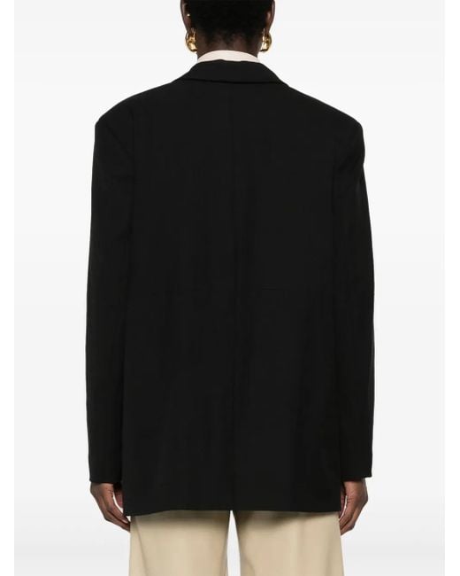 Aeron Black Mercedes Logo-Plaque Blazer