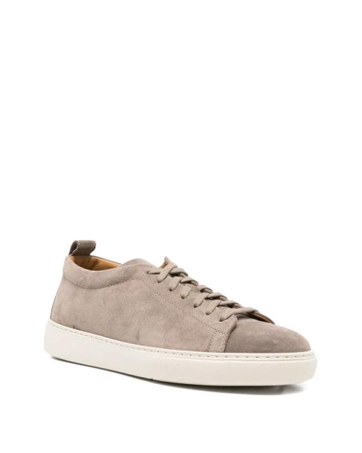 Henderson Pink Suede Lace-Up Sneakers for men