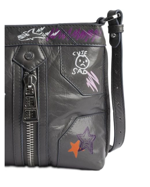 Zadig & Voltaire Gray Sunny Moody Humberto Bag