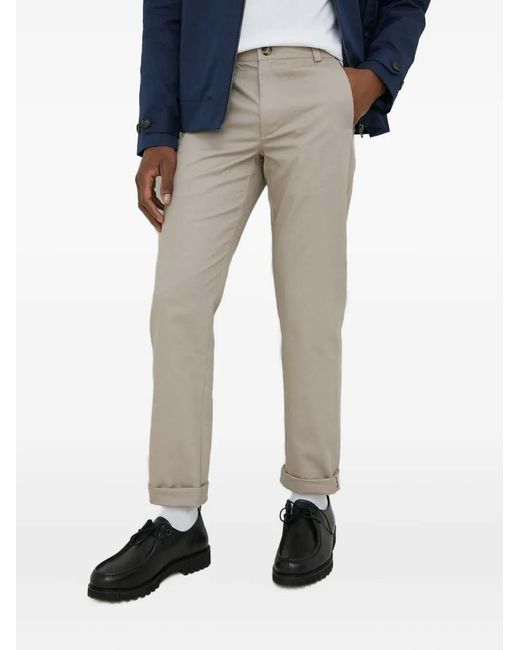Bruuns Bazaar Blue Chino Trousers for men