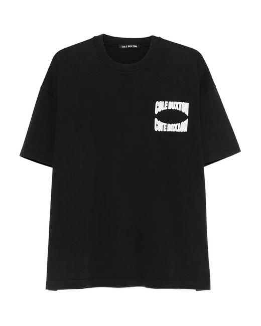 Cole Buxton Black Graphic T-Shirt for men