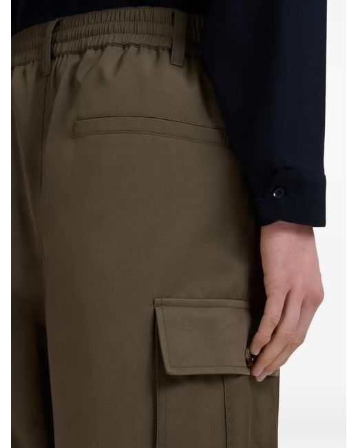 Marni Green Cargo-Pockets Pants for men