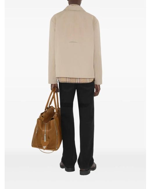 Burberry Natural Gabardine Jacket for men