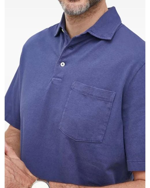 Polo Ralph Lauren Poloshirt Met Borstzak in het Blue voor heren