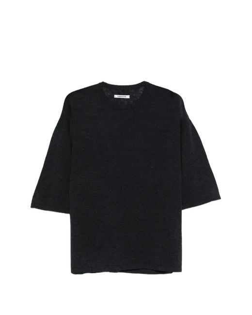 Cordera Black Round-Neck T-Shirt