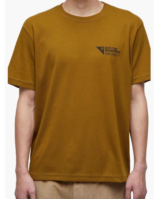 Osklen Green Into The Mountains T-Shirt for men