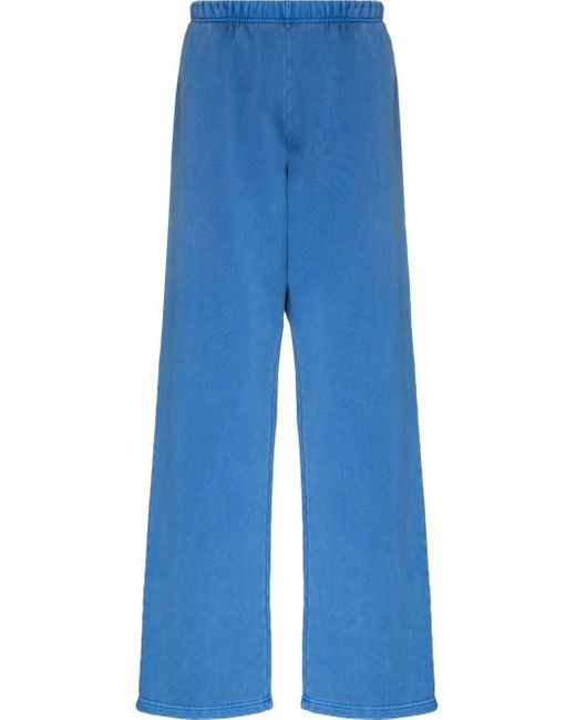Les Tien Cotton Wide-leg Track Pants in Blue for Men | Lyst