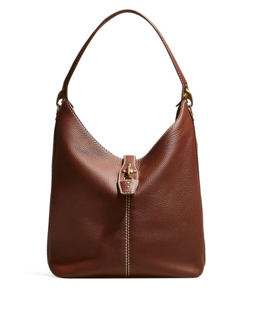 Fay Brown Leather Tote Bag