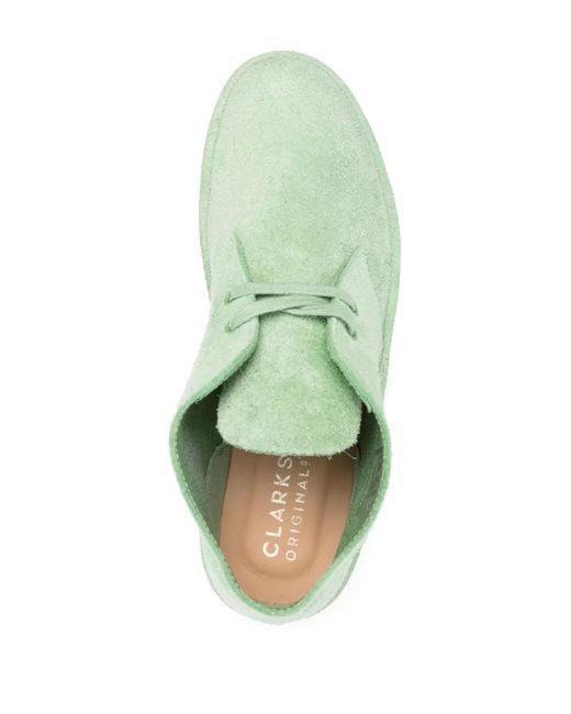Clarks Green Desert Lace-Up Boots for men