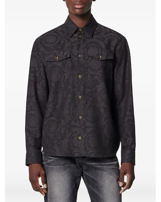 Versace Blue Shirt for men