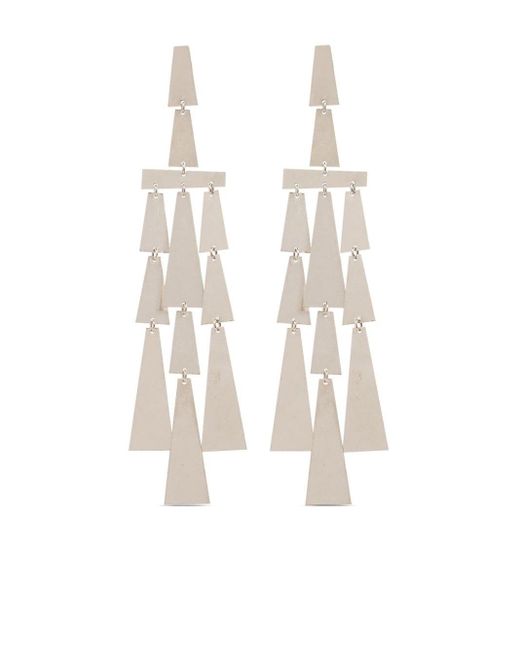 Orecchini pendenti Winona di Isabel Marant in White