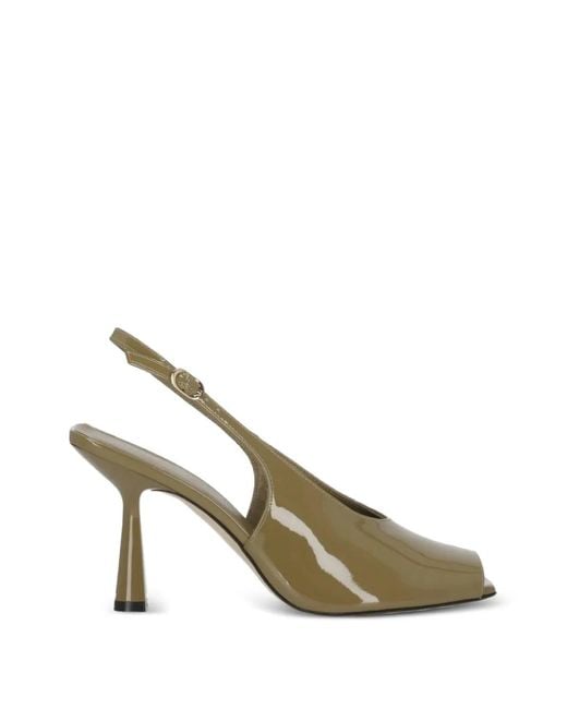 Stuart Weitzman Metallic Slingback Court Shoes