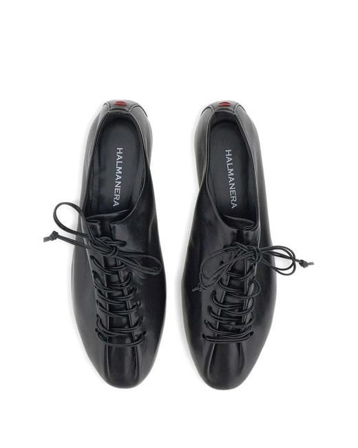 Halmanera Black Dave Tapered Leather Sneakers