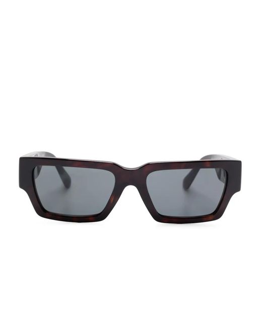 Versace Gray Medusa Head Sunglasses