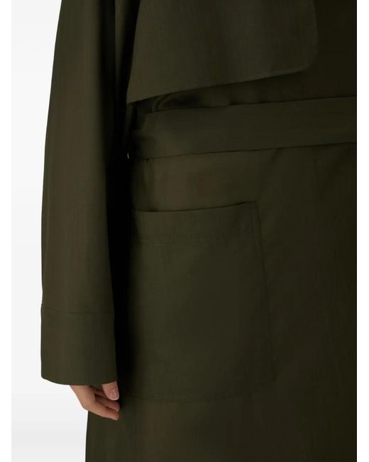 Herno Green Belted Trench Coat