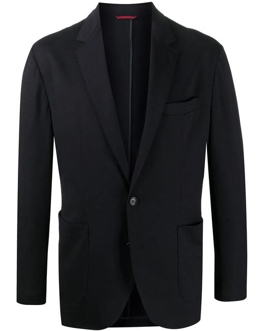 Brunello Cucinelli Blue Single-breasted Fitted Blazer for men
