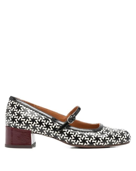 Chie Mihara Brown Escarpins Reni À Motif