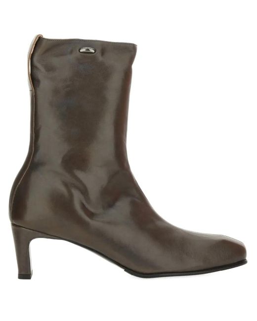 Our Legacy Brown Leather Ankle Boots