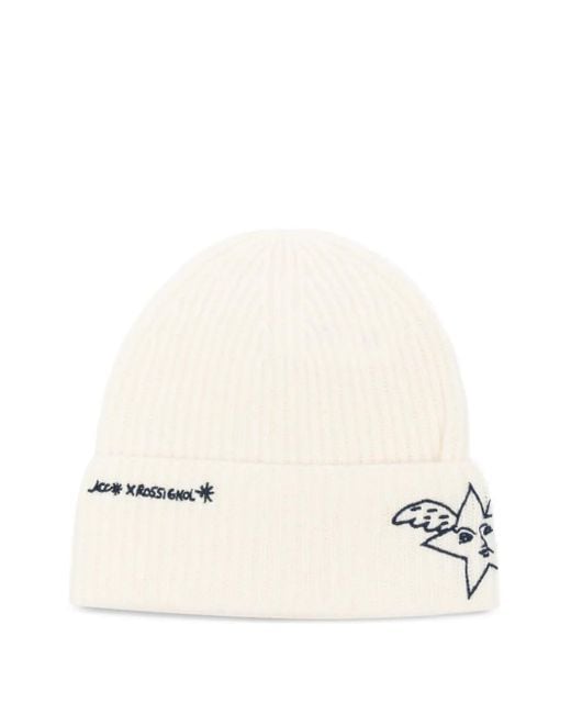 Rossignol Natural X Jcc Embroidered Ribbed Beanie