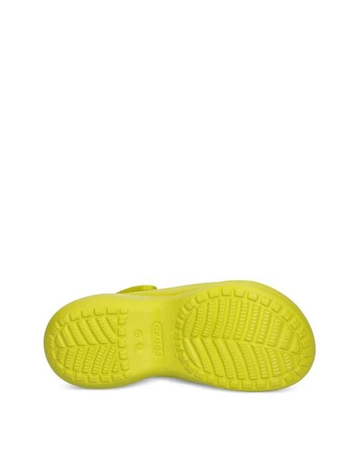 CROCSTM Yellow Platform Perforated Slides
