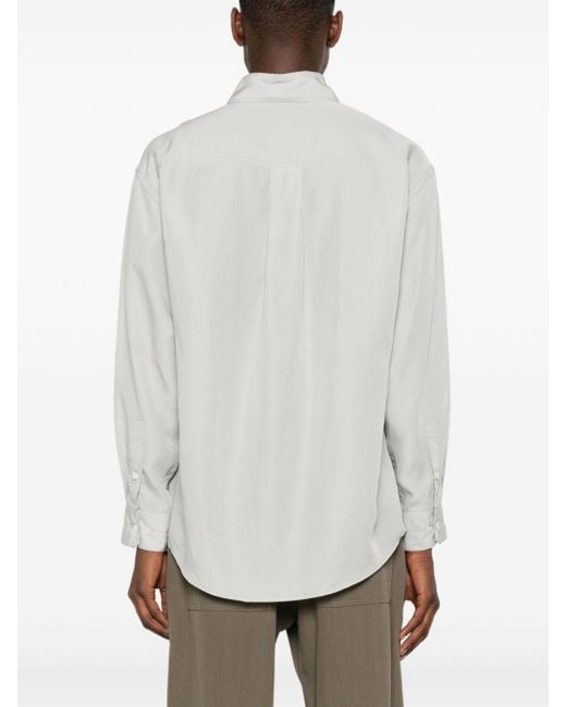 Chemise à poches poitrine Lemaire en coloris White