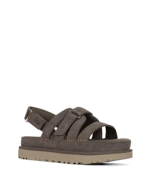 Ugg Brown Goldenstar Gleam Sandals