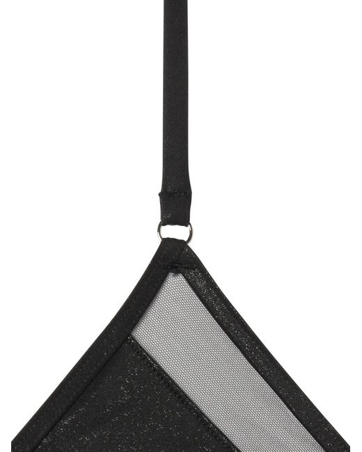 Maison Close Black Minuit Triangle Bikini Top