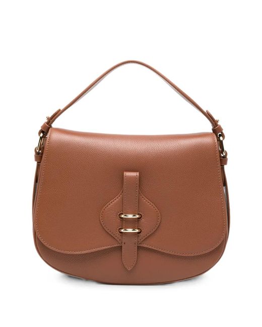 Coccinelle Brown Leather Shoulder Bag