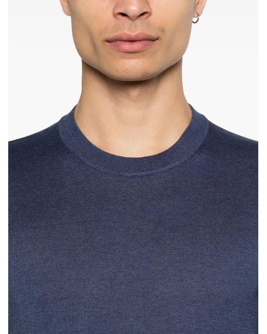 Tagliatore Blue Josh Short-Sleeve T-Shirt for men