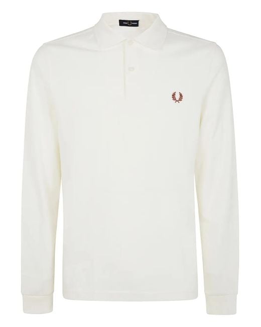 Fred Perry White Tennis Polo Shirt for men