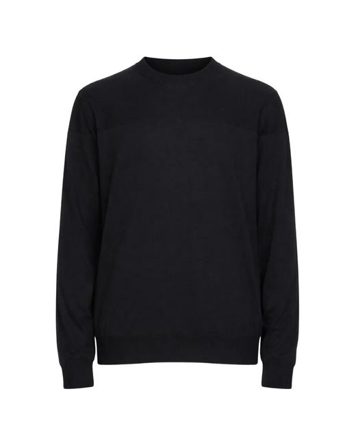 Jil Sander Black Crew-neck Sweater for men