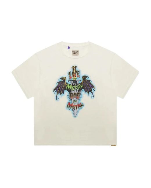 GALLERY DEPT. Live For Metal Tシャツ Blue
