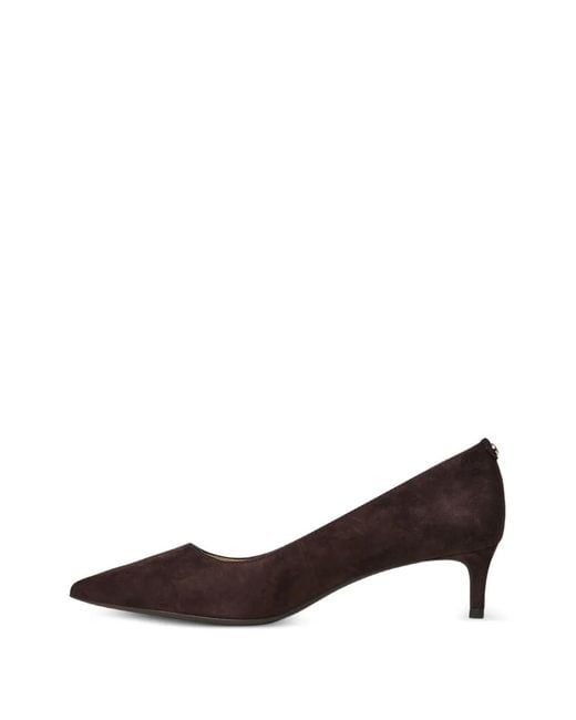 MICHAEL Michael Kors Brown Alina Flex Pointed-Toe Suede Pumps
