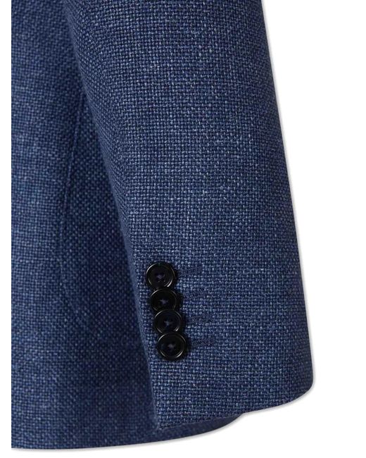 SCABAL® Blue Kenton Single-Breasted Jacket for men