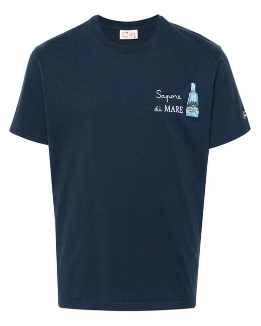 Camiseta Gin Mare Mc2 Saint Barth de hombre de color Blue