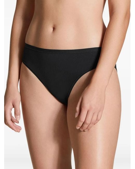 Calida Black Elasticated-Waistband Briefs