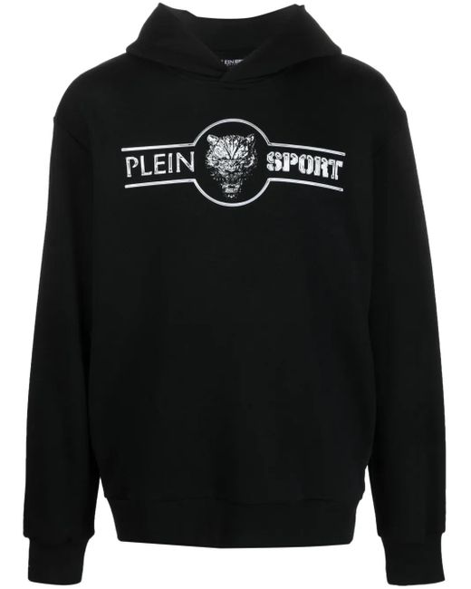 Philipp Plein Black Chrome Scratch Edition Hoodie for men