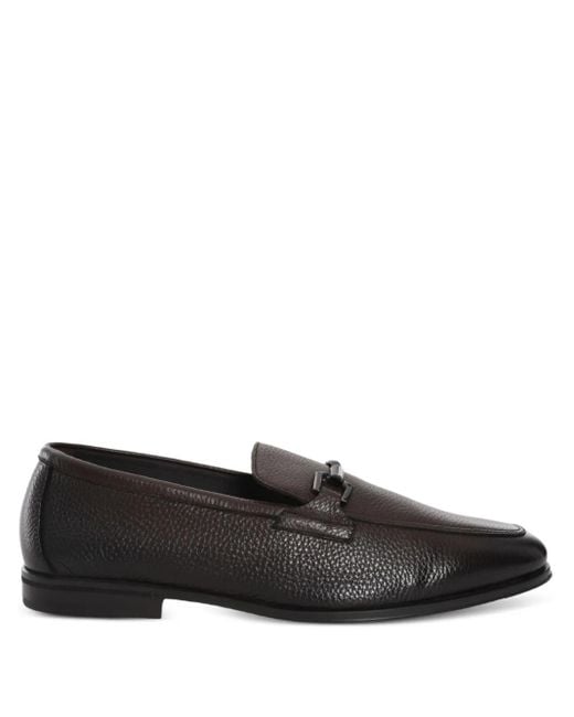 Doucal's Leren Loafers in het Black voor heren
