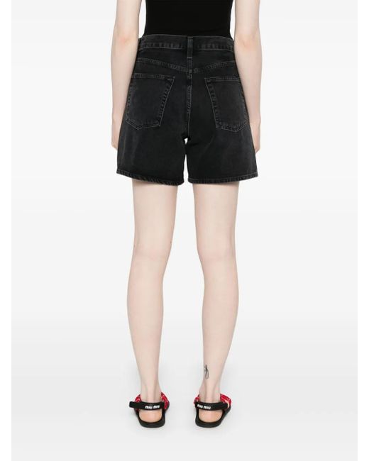 Agolde Indra Shorts in het Black