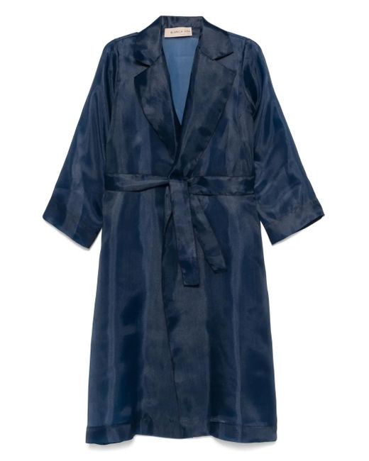 Blanca Vita Satin Coat Blue