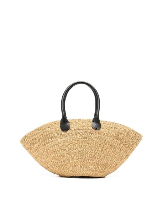 Muuñ Natural Sophia Woven Tote Bag