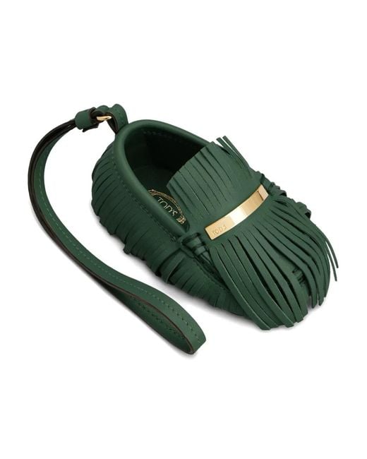 Tod's Green Fringed Charm
