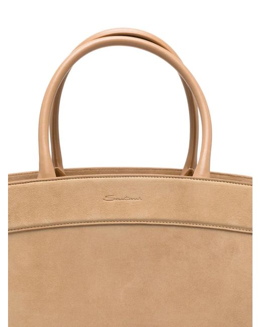 Borsa Tote di Santoni in Natural