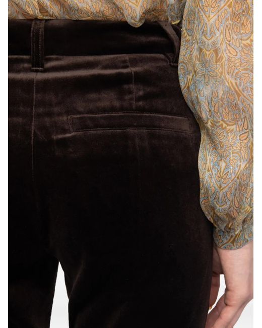 Zadig & Voltaire ベルベット パンツ Black
