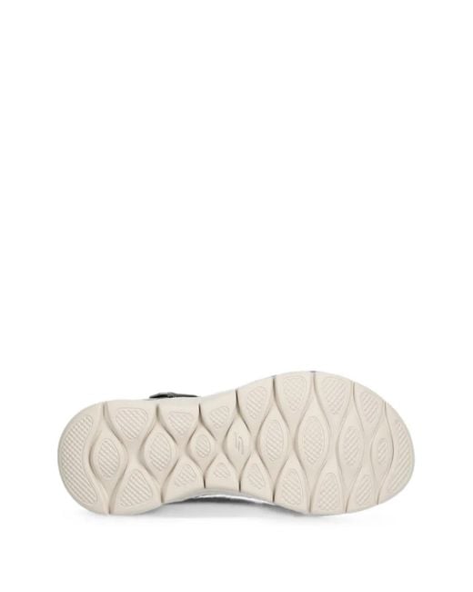 Skechers White Gowalk Touch-Strap Sandals