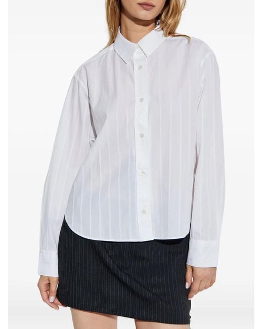 Samsøe & Samsøe White Saatrani Shirt