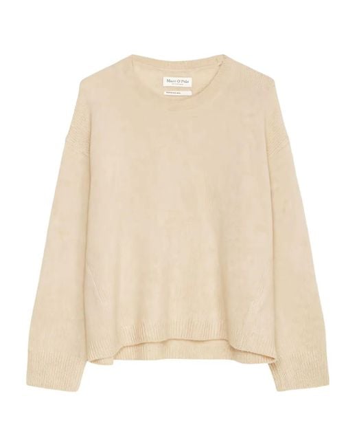 Maglione Girocollo di Marc O' Polo in Natural