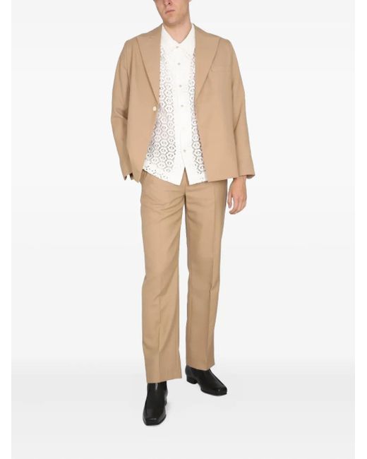 Séfr Natural Single-Breasted Jacket for men