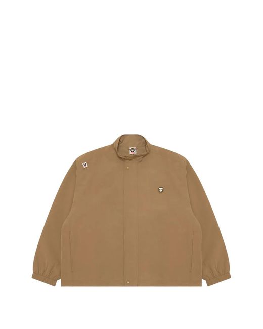 Aape By A Bathing Ape Natural Moonface Patch Aapenow Jacket for men